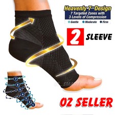Foot Ankle Compression socks Foot Sleeve Plantar Arthritis Achy Heel Support AU Ankle Socks price