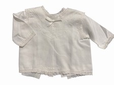 Vintage Baby Coming Home Outfit White Embroidered Christening Newborn 2 Piece Baby Coming Home Set price