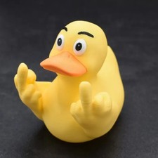 Funny Middle Finger Duck Figurine Mini Plastic Duck Home Garden Desk Decor Gift Decorative Figurine price