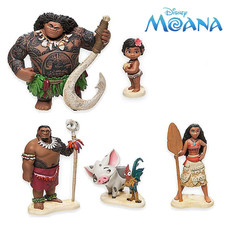 6pcs Moana PVC Action Figures Cake Topper Decor Figurines Kid Child Play Set Toy Decorative Figurine price