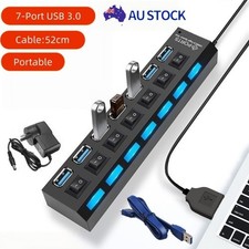 Portable 7-Port USB 3.0 Hub with Power Switch Portable High-Speed Multi-Port Hub Hub & Switch price