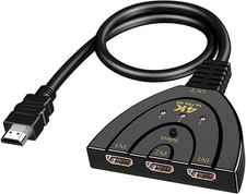 4K HDMI Switch 3 In 1 Out Hub Splitter Box UHD 1080P 3D PS4 Xbox TV Monitor Hub & Switch price