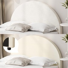 Oikiture Headboard Queen Double King Single Size Bed Head Bedhead Boucle Fabric Headboard price