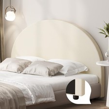 Oikiture Bed Head Queen Size Headboard Bedhead Fabric Beige Headboard price