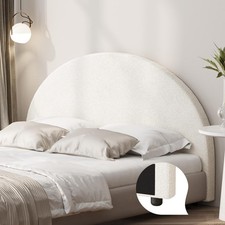 Oikiture Bed Head Queen Size Headboard Bedhead Boucle White Headboard price