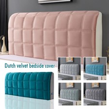 Luxury Padded Milk Velvet Headboard Cover Bed Head Cover Bed Back Protector Headboard price