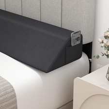 Queen/King Bed Wedge Pillow Headboard Pillow w/ 2 Storage Pockets Headboard price