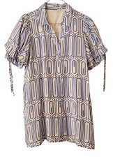 Entro Geometric Print Mini Dress, Size 1X Dress price