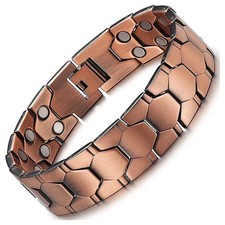 Men Antique copper Double Strong Magnetic Bracelet Elegant Gift Birthday Xmas Fashion Bracelet price