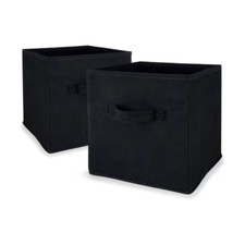 2Pack Collapsible Storage Cubes Box Clothes Toy Organizer Bookcase Fabric Cube Storage Box price