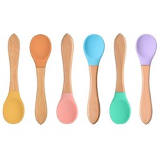 6 Pcs Baby Feeding Spoon Toddler Utensils Weaning Spoons Cutlery Baby Feeding Spoon price