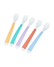 5 Pack Weaning Spoons Long Handle Feeding Time Baby Girl / Boy BPA Free Spoons Baby Feeding Spoon price