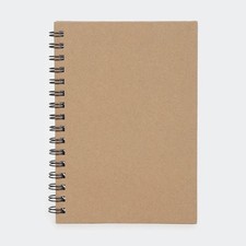 A5 Spiral Notebook Krafts Brown Ruled Pages 160 Sheets 80GSM New Writing Pads AU Spiralli Defter price