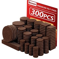 300 Pcs Self Adhesive Felt Furniture Floor Protectors Chair Legs Furniture Accessories price