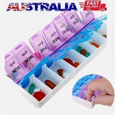 7 Day Weekly Pill Box Medicine Tablet Dispenser Organiser Storage Case Container Dispenser price