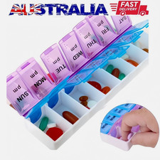 7 Day Weekly Pill Box Medicine Tablet Dispenser Organiser Storage Case Container Dispenser price