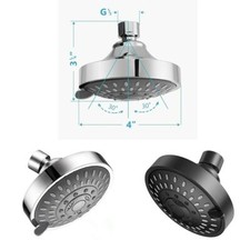 4 Inch High Pressure Shower Head Adjustable Pressurized Powerful Sprayer Shower Head price
