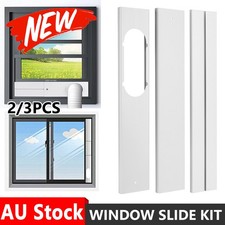 2/3x For Portable AC Air Conditioner Windows Slide Kit Plate Part White & Screws Air Conditioners price