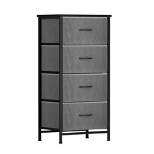 Artiss Chest of 4 Drawers Storage Dresser Tallboy Grey Dresser price