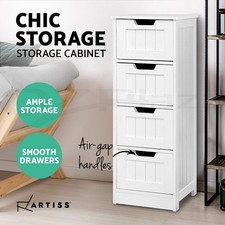 Artiss 4 Chest of Drawers Dresser Tallboy Storage Cabinet Bedroom Bathroom LEESA Dresser price