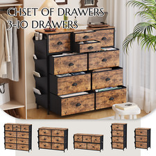 Chest of Drawer 3-10 Drawers Cabinet Storage Clothes Home Dresser Table Tallboy Dresser price