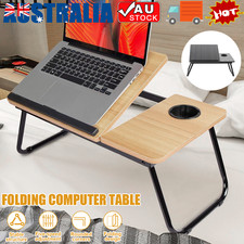 Mobile Laptop Desk Computer Table Stand Adjustable Bed Bedside Portable Study AU Desk price