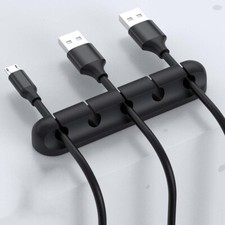 5 Clips USB Charge Cable Holder Desk Cable Clips Organizer Cord Management Desk price