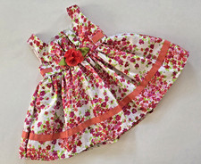 YOUNGLAND BABY Bright Pink Floral Party Dress Sleeveless Sparkly Size 12M Baby Dress price