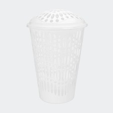 Large Aerated Plastic Laundry Hamper 64L Clothes Basket Bag Bathroom Boxes XL Laundry Basket price