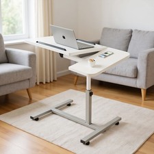 PORIYA Laptop Desk Laptop Table Portable Stand Mobile Adjustable Wood Bed Side Office Side Table price