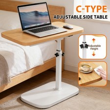 C Shape Laptop Desk Adjustable Height Side Table Sofa Bed Stand Home Office Desk Office Side Table price