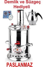 Samovar Wood Coal Turkish Tea  Maker Stainless Metal Samovar price