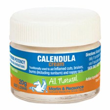 Martin & Pleasance Calendula Cream 20g Inflamed Cuts Sunburns Nappy Rash Relief Nappy Rash Cream price