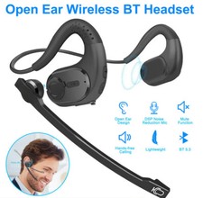 Bluetooth 5.3 Bone Conduction Headset Wireless Headphones & Removable Mic Bluetooth Headset price
