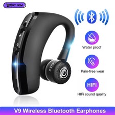Bluetooth 5.0 Earpiece Wireless Headset Noise Cancelling Driving Trucker Earbuds Bluetooth Headset price