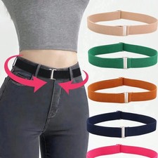 1pc Women's Elastic Comfortable & Adjustable One-Size Anti-Slip Pants Belt, Fits Women's Belt price