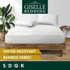 Giselle Water-resistant Mattress Protector Bamboo Cover Fully Fitted All Sizes Mattress Protector price