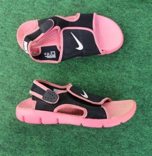 Nike Sunray Adjust  386520-001 Unisex Kid's Pink Black Sandals Shoes  Party Sz 5 Unisex Children's Casual Shoes price