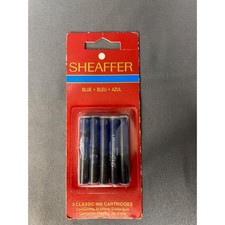 Sheaffer Vintage NOS Blue Ink Refills 5-Pack Ballpoint USA Collectible Cartridge Refill Products price