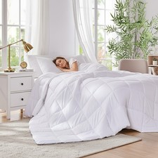DreamZ 400GSM All Season Bamboo Winter Summer Quilt Duvet Doona Soft Double Size Bedspread price