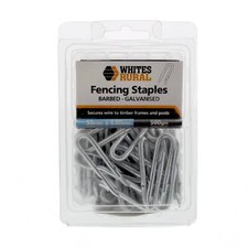 Barbed Staples 50 x 4mm 500g Fencing Whites Wires Galvanised Double U Sharp Staple Wire price