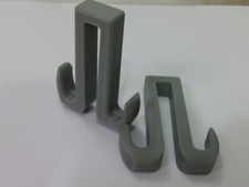 GREY GLASS SHOWER HOOKS TOWEL DRESSING GOWN HOOKS (HANGERS 2 -PACK) 3D PRINTED Dressing Gown Hanger price