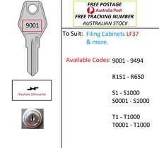 Key Cut to Code - R, S or T Series Filing Cabinets - Spare/Replacement/Lost Keys Filing Cabinet price