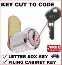 Fits STATEWIDE & NAMCO Filing Cabinet Keys Key Cut To Code Number FREE POST Filing Cabinet price