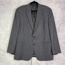 Lauren Ralph Lauren Men's Gray Wool Suit Jacket Blazer Size 46R FLAW Men's Suit price