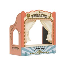 Le Toy Van Tabletop Puppet Wooden Theatre Pretend Play 57x55cm Kids 3y+ Theatre & Play price