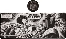 2000 AD - XL Desk Pad and Coaster Set - Judge Dredd [New Toy] Collectible Desk Pad Set price