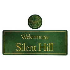 Silent Hill XL Desk Pad & Coaster Set – Fits Keyboard and Mouse - Non-slip Base Desk Pad Set price