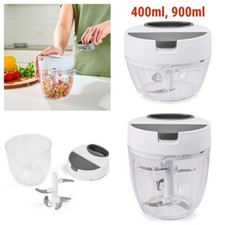 400ml/900ml Manual Food Chopper Hand Food Processor Mincer Pull Crusher Blender Choppers / Food Processors price