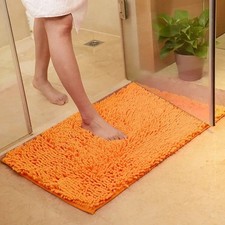 Non Slip Bath Mat Super Absorbent Door Mat Chenille Bathroom Rug Floor Carpet AU Bathroom Rug price